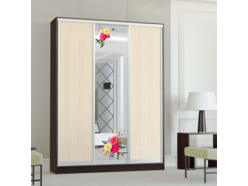 Шкаф-купе трехдверная ДСП/Дз. с илл. от 150см MebelStar