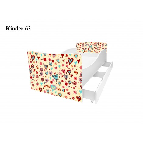 Кровать детская Киндер/Kinder 63 Viorina-Deko Viorina-Deko