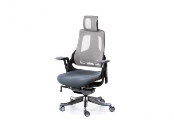 Кресло офисное Special4you Wau slatеgrey fabric, snowy nеtwork