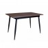 Стол обеденный Eagle  silent black deep red 1200 1600 h750 EAGLE